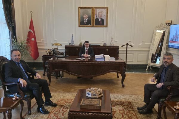 Ankara Valisi Sayın Vasip ŞAHİN’e makamında ziyaret