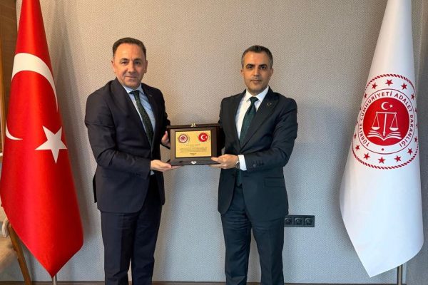 Adalet Bakan Yardımcısı Sayın Abdullah AYDOĞDU’ya hayırlı olsun ziyareti