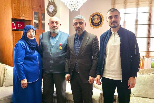 Şehit Sultan KAN’ın kardeşi Muharrem KAN’ın kıymetli ailesini ziyaret
