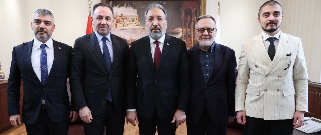 زيارة مجاملة إلى الأستاذ الدكتور صافي أرباغوش، رئيس الشؤون الدينية، بمناسبة تعيينه الجديد.