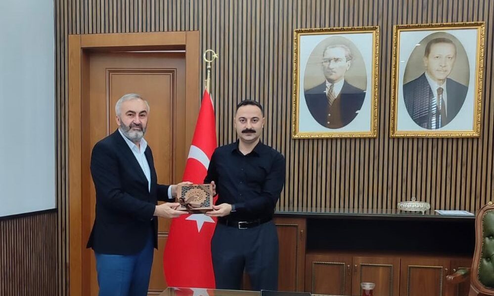 Havza Kaymakamı Sayın Mustafa Ayvat’a teşekkür ziyareti