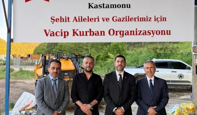 Kastamonu Şehit Aileleri ve Gazilerimiz için Vacip Kurban Organizasyonu