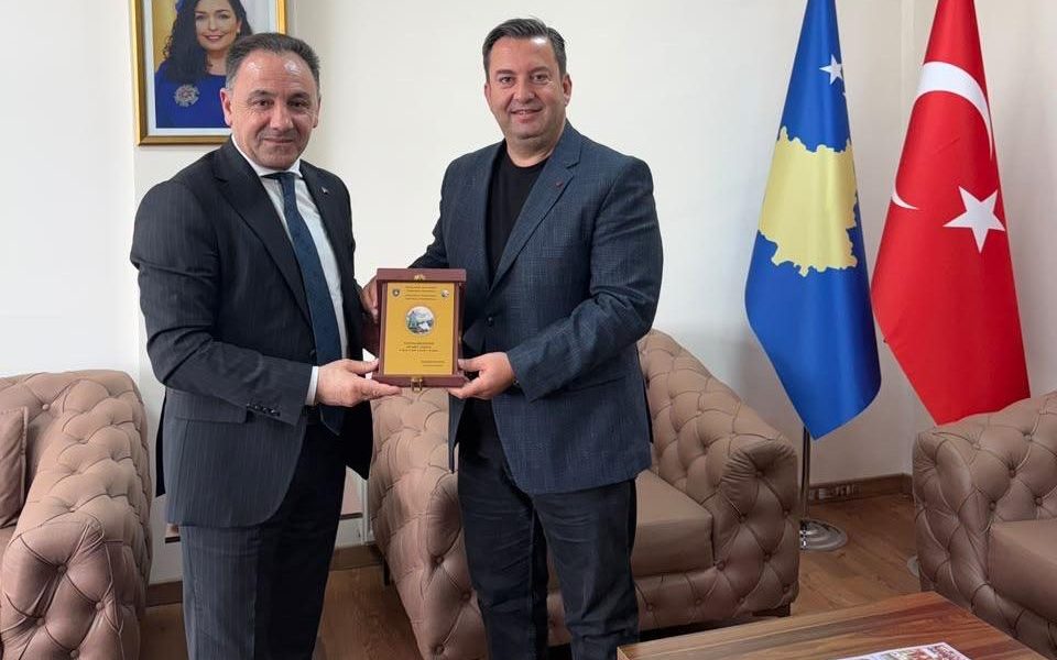 Kosova Mamuşa Belediye Başkanı Abdulhadi Krasniç’e  ziyaret.